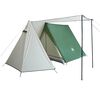 vidaXL Cort de camping pentru 3 persoane, verde, impermeabil