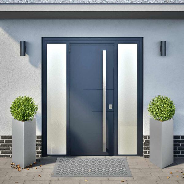 vidaXL Jardiniere grădină, 2 buc. 40x40x75 cm oțel galvanizat triunghi