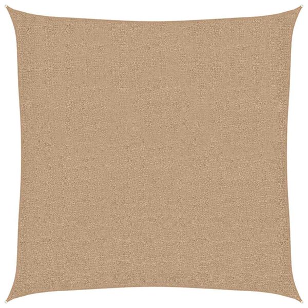 vidaXL P&acirc;nză parasolar, gri taupe, 7x7 m, HDPE, 160 g/m&sup2;