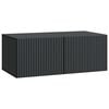 vidaXL Oglindă TV montată pe perete Pe perete Negru 78,5 x 41 x 30 cm
