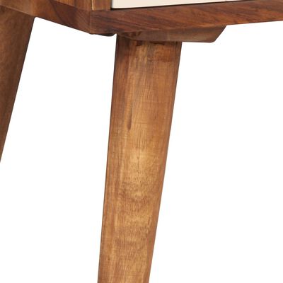 vidaXL Noptieră, 45x30x45 cm, lemn masiv de sheesham