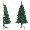 vidaXL Brad de Crăciun artificial de colț, verde, 120 cm, PVC