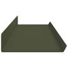 vidaXL Raft suspendat 4 pcs Verde măsliniu 100 x 9 x 2,5 cm Oțel