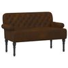 vidaXL Canapea cu capitonaj butonat Maro 120 x 65 x 78 cm