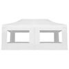 vidaXL Cort de petrecere pliabil cu pereți, alb, 6 x 3 m, aluminiu