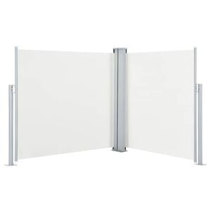 vidaXL Copertină laterală retractabilă, crem, 120 x 600 cm
