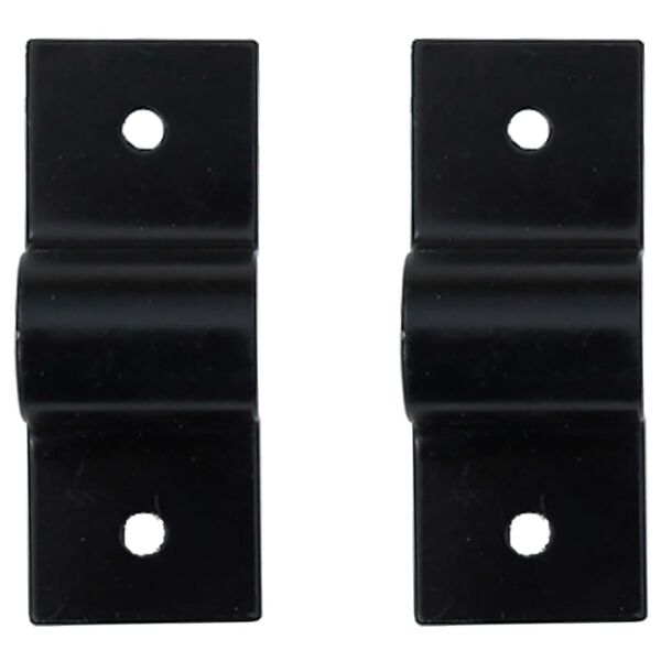 vidaXL Braț pentru furtun montat pe perete, negru, oțel