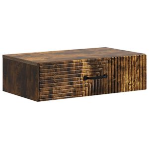 vidaXL Masă laterală montată pe perete 59 x 34,5 x 17 cm