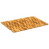 vidaXL Covorașe de baie 2 buc. natural 44 x 60 cm Lemn Solid de Acacia