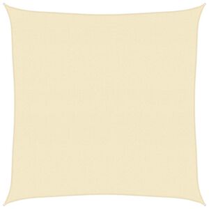vidaXL P&acirc;nză parasolar, crem, 4,5 x 4,5 m, HDPE, 160 g/m&sup2;