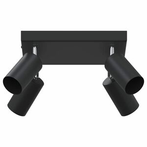 vidaXL Spot de tavan Negru 26 x 26 x 16 cm Metal