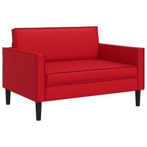 vidaXL Fotoliu XXL Roșu Piele artificială