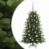 vidaXL Brad de Crăciun artificial cu glob 120 cm 150 LED-uri Alb cald