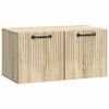 vidaXL Oglindă TV montată pe perete Stejar Sonoma 59,5 x 31 x 30 cm