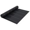 vidaXL Membrană antiburuieni & antirădăcini, negru, 1x10 m, PP
