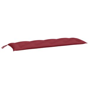 vidaXL Pernă bancă de grădină, roșu vin, 150x50x7 cm, material oxford