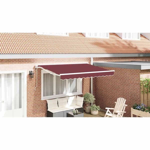 vidaXL Cadru de copertină Burgundy 300 x 200 cm