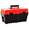 vidaXL Cutie de scule, roșu, 462x256x242 mm, plastic