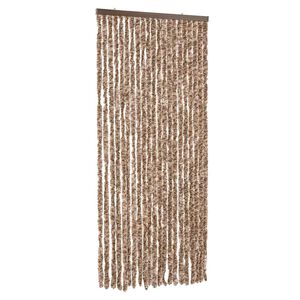 vidaXL Perdea pentru insecte, bej și maro &icirc;nchis, 90x220 cm, chenille