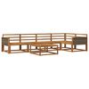 vidaXL Set de canapele de exterior 6 pcs natural Lemn Solid de Acacia