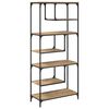 vidaXL Bibliotecă stejar artizanal 81 x 36 x 176 cm Lemn compozit