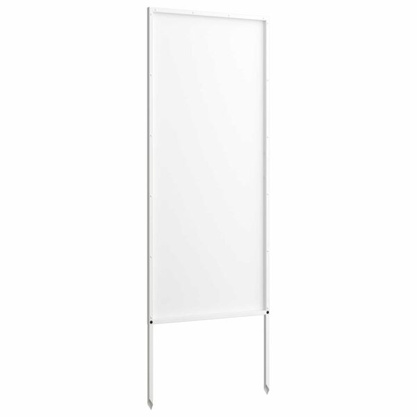 vidaXL Ecran de intimitate pentru grădină Traforaj Alb 50 x 140 cm