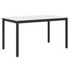 vidaXL Masă de dining Alb 150 x 90 x 75 cm Lemn de pin masiv