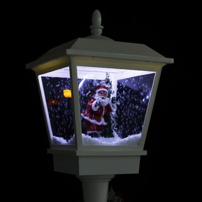 vidaXL Felinar stradal cu moș Crăciun, LED, 180 cm