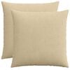 vidaXL Husă pentru pernă 2 pcs HEERLEN Verde gri 55 x 55 cm cord