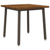 vidaXL Masă de dining pătrată 80 x 80 x 75 cm Lemn Solid de Acacia