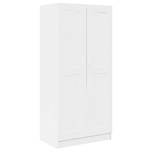 vidaXL Șifonier, alb, 82,5x51,5x180 cm, lemn prelucrat