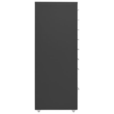 vidaXL Fișet mobil, antracit, 28x41x109 cm, metal