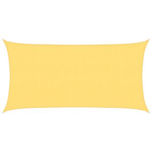 vidaXL P&acirc;nză parasolar dreptunghiulară, HDPE, 2 x 4 m, Bej