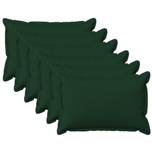 vidaXL Husă pentru pernă 6 pcs HOUTEN Verde &icirc;nchis 40 x 60 cm