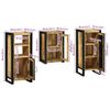 vidaXL Set de mobilier pentru baie 3 pcs Maro Lemn de mango solid