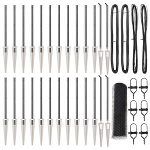 vidaXL St&acirc;lp de gard. Gri