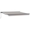 vidaXL Cadru de copertină Gri deschis 400 &times; 300 cm