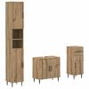 vidaXL Set de cabinet pentru baie cu 3 piese HAARLEM Lemn prelucrat