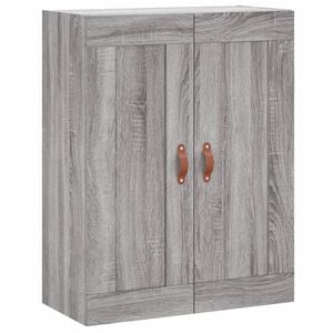 vidaXL Dulap pe perete, sonoma gri, 69,5x34x90 cm, lemn prelucrat