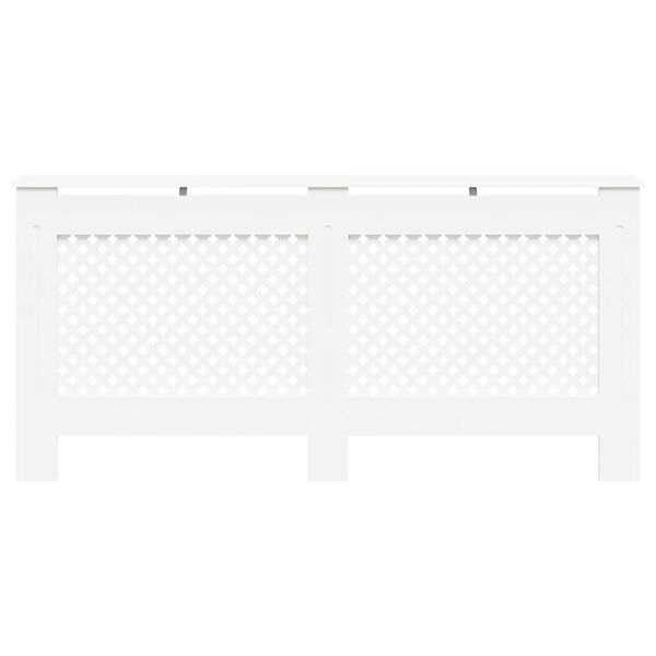 vidaXL Mască pentru calorifer, alb, 172x19x81,5 cm, MDF