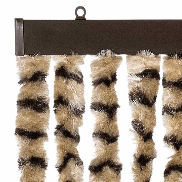 vidaXL Perdea pentru insecte, bej și maro, 56 x 185 cm, chenille