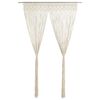 vidaXL Perdea macrame, 140 x 240 cm, bumbac
