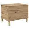 vidaXL Dulap de noapte Stejar Artizanal 60 x 44,5 x 45 cm