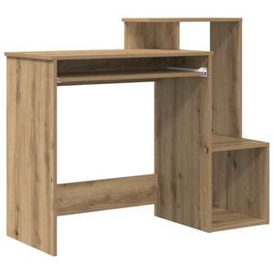 vidaXL Birou Stejar Artizanal 106 x 41 x 88.5 cm Lemn prelucrat
