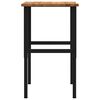 vidaXL Banc lucru maro 100x60x(71,5-98)cm lemn masiv stejar