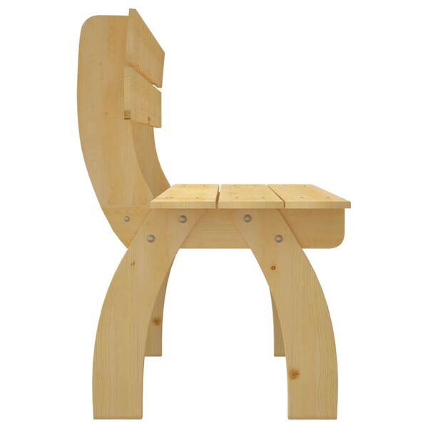 vidaXL Bancă de grădină, 150 cm, lemn de pin tratat