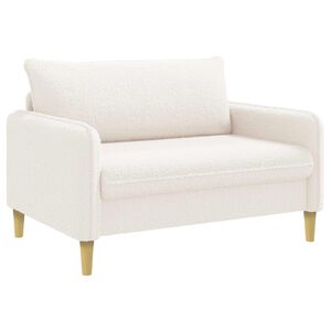 vidaXL Fotoliu XXL Crem Boucl&eacute;