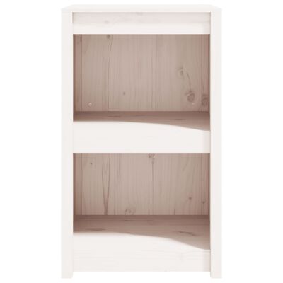 vidaXL Dulap bucătărie de exterior, alb, 55x55x92 cm, lemn masiv pin