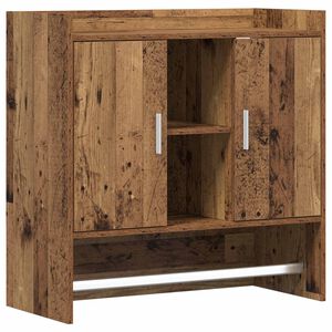 vidaXL Raft de perete Montare pe perete Lemn vechi 80 x 36 x 80 cm