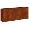 vidaXL Jardinieră Rusty 200x40x80 cm Oțel pentru intemperii
